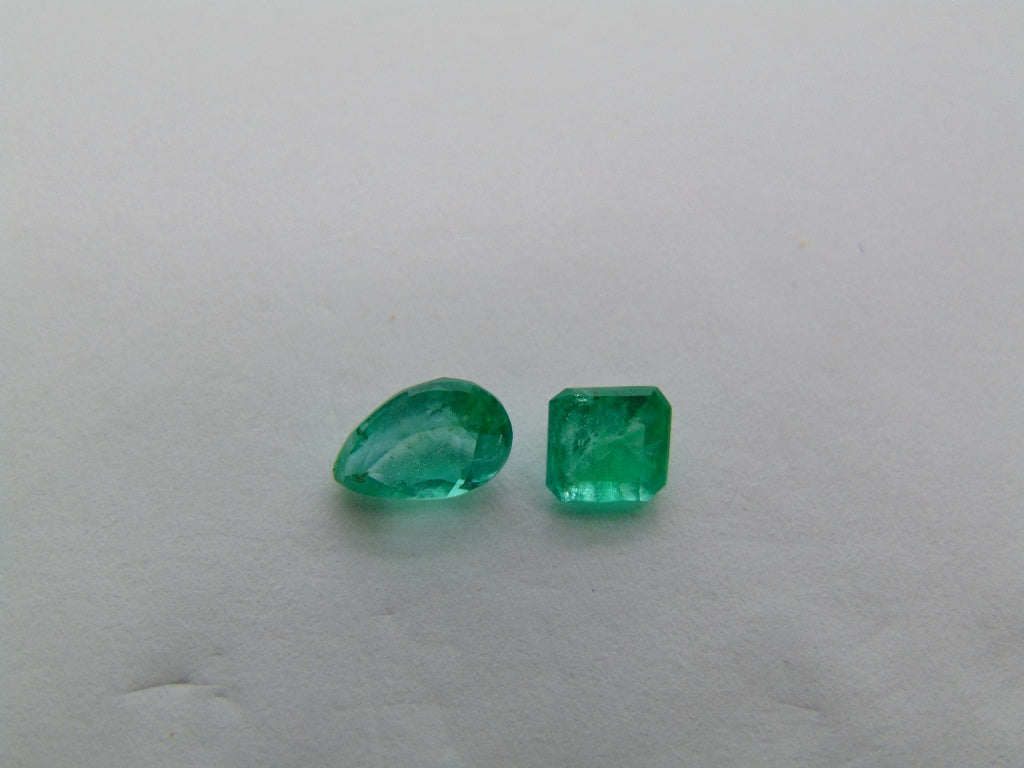 1.28ct Emerald 7x5mm 5mm