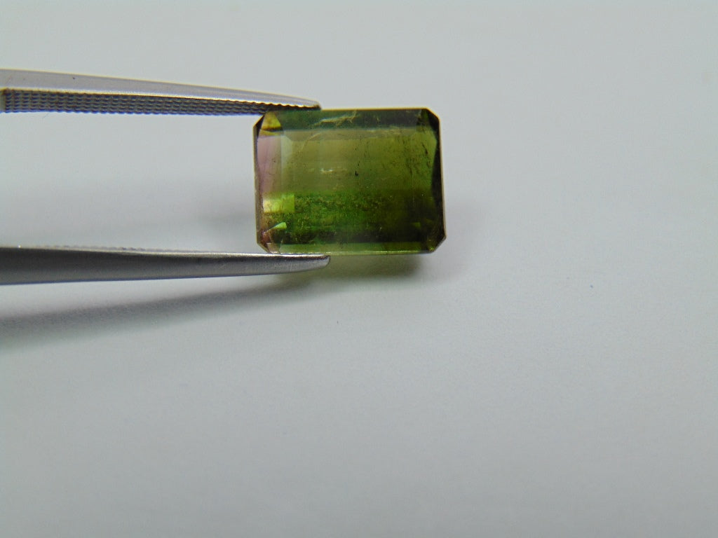 4.05ct Tourmaline Bicolor 10x8mm