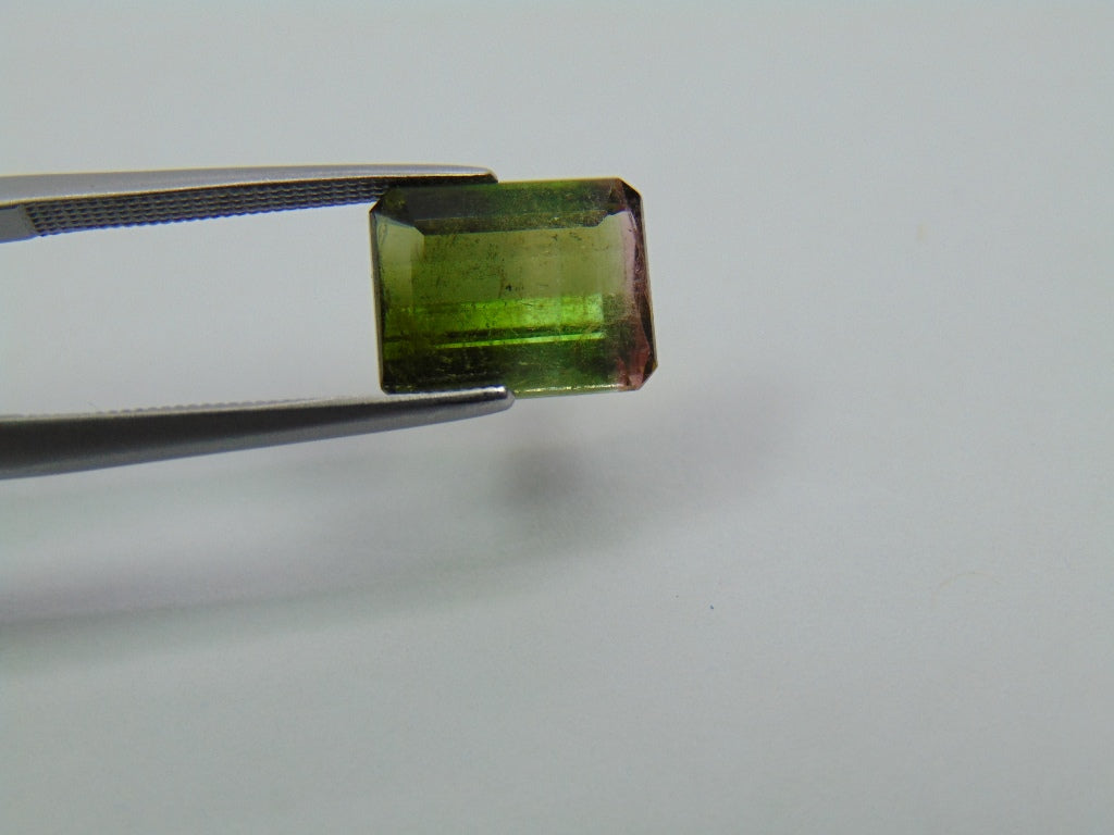 4.05ct Tourmaline Bicolor 10x8mm