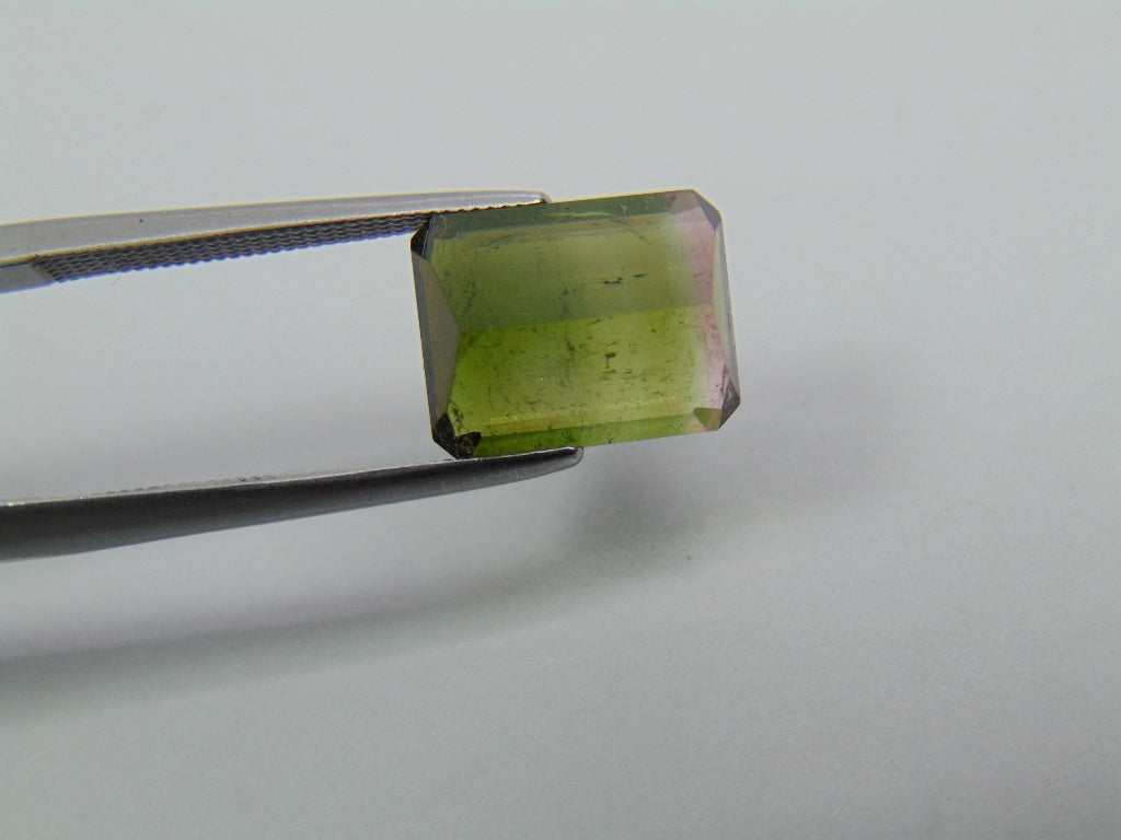 4.05ct Tourmaline Bicolor 10x8mm