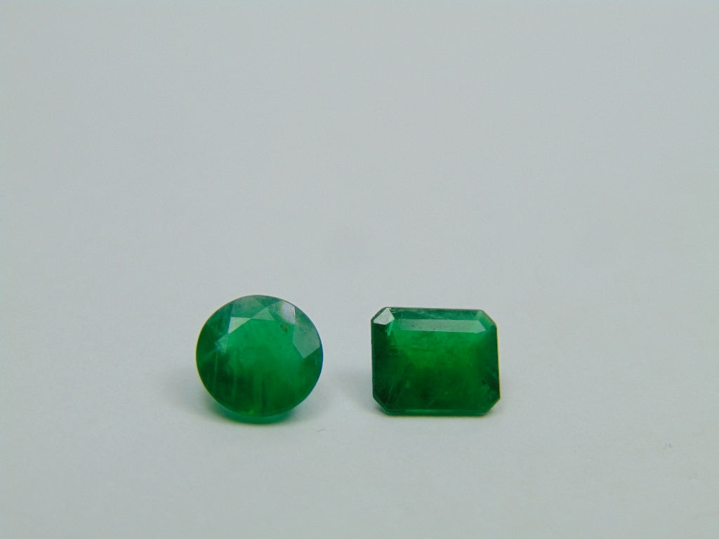 2.04ct Emerald 7mm 7x5mm