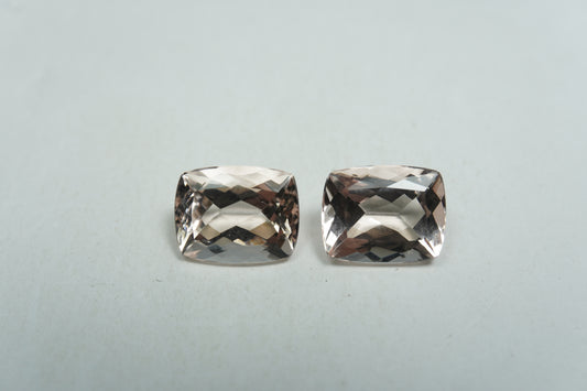 5.76ct Morganites 10x8mm / 10x8mm