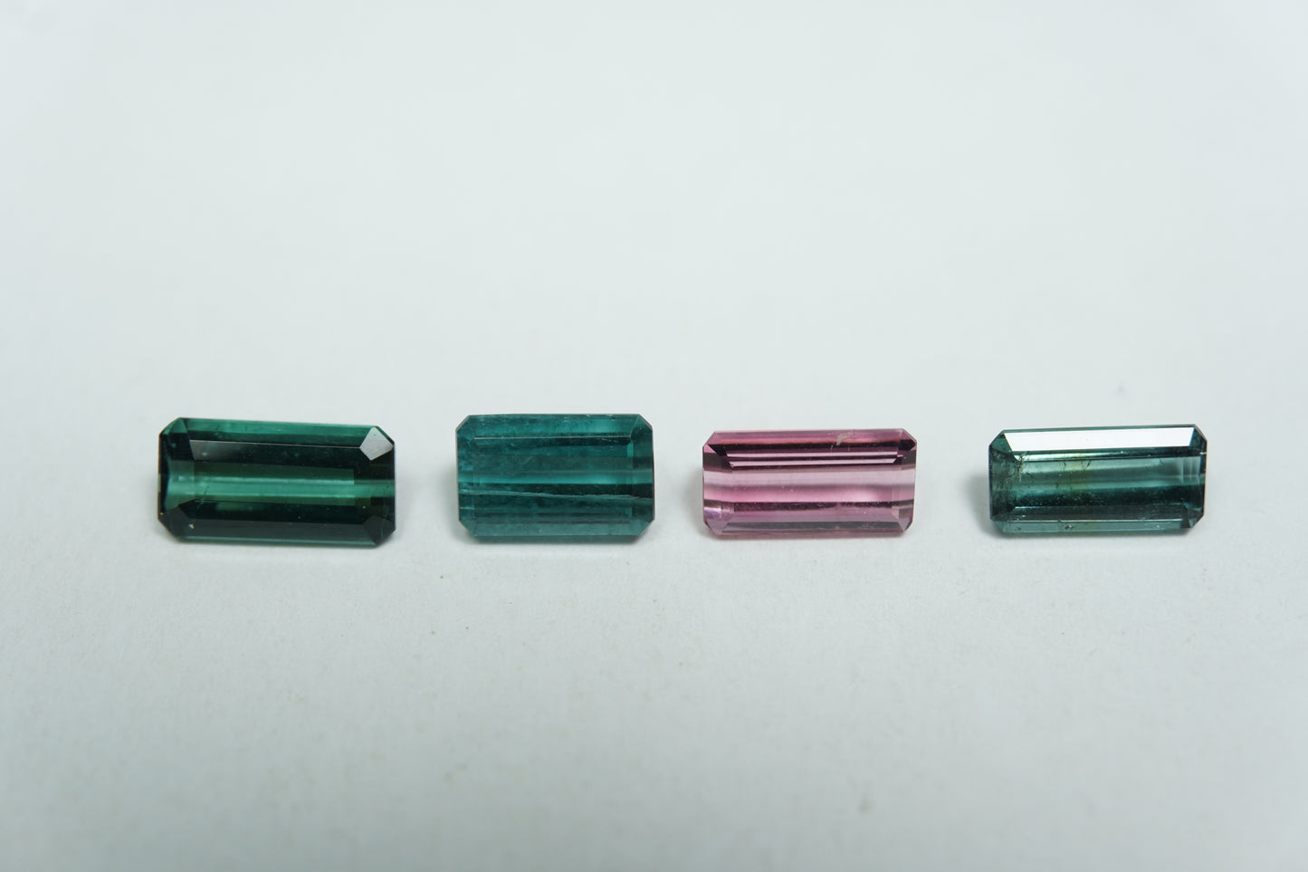 3.40ct Tourmaline mix 8x4mm / 7x4mm / 7x4mm / 7x3.5mm