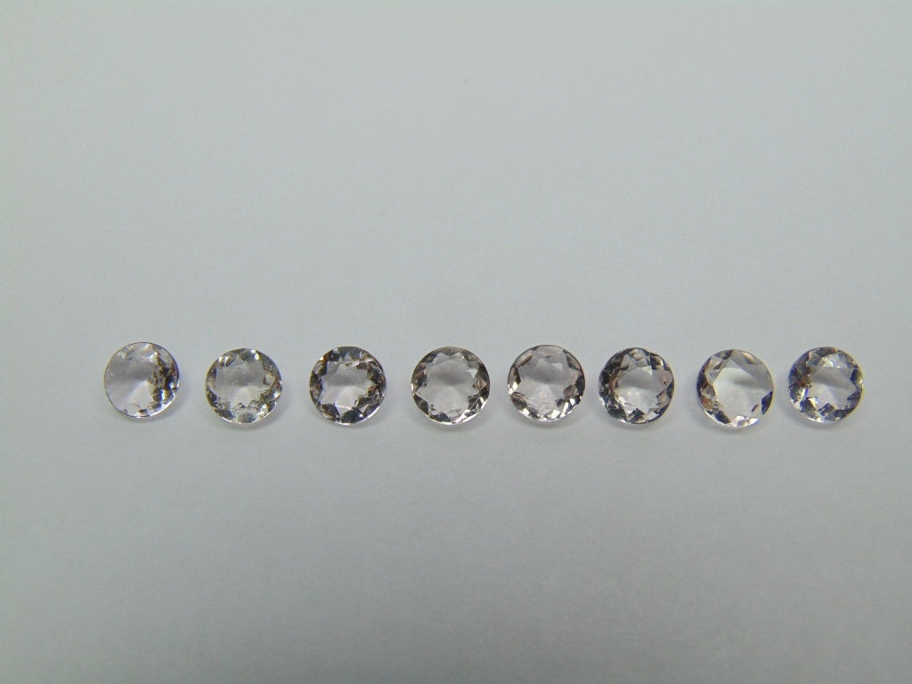 3.19ct Morganite Calibrated 6mm