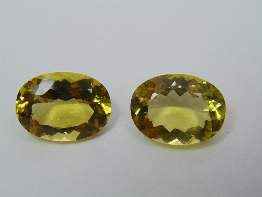 25.20ct Green Gold 19x14mm