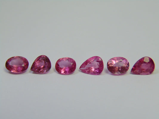 6.40ct Tourmaline 8x6mm 7x6mm