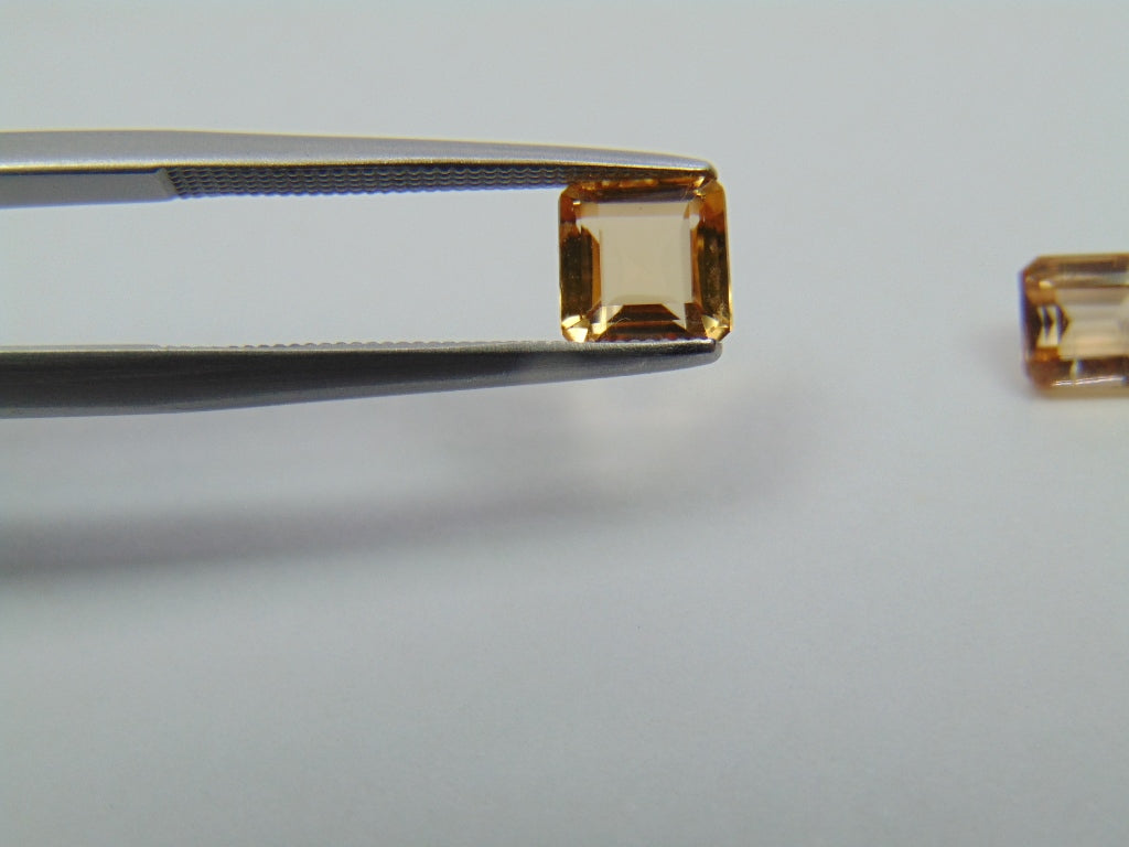 2.15ct Imperial Topaz 6x5mm 5mm