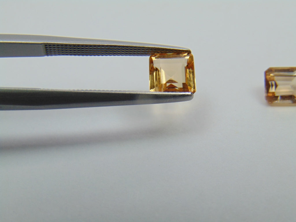 2.15ct Imperial Topaz 6x5mm 5mm