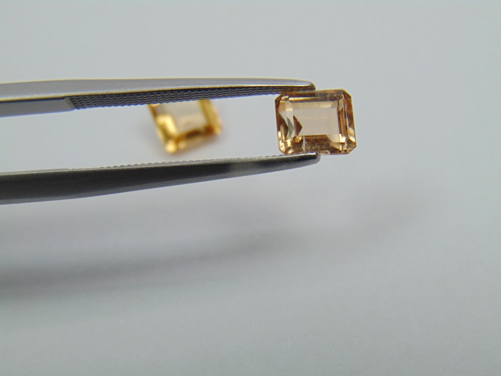 2.15ct Imperial Topaz 6x5mm 5mm