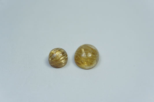 8.49ct Rutiles 12x10mm / 8mm