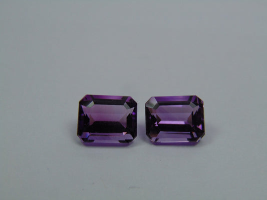 7.50ct Amethyst Pair 10X8mm