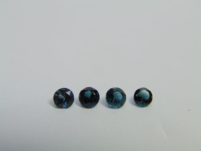 1.02ct Tourmaline Blue 4mm