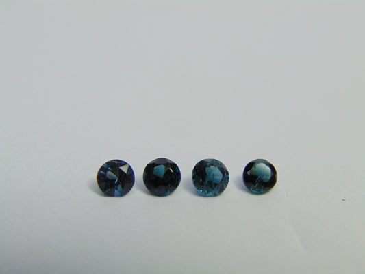 1.02ct Tourmaline Blue 4mm