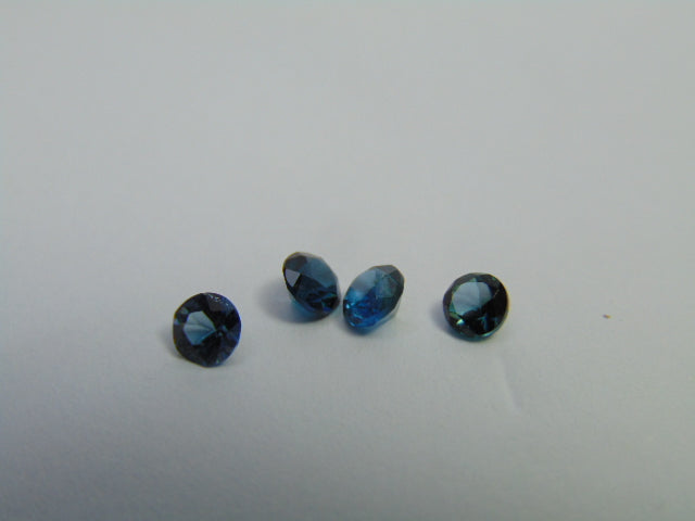 1.02ct Tourmaline Blue 4mm