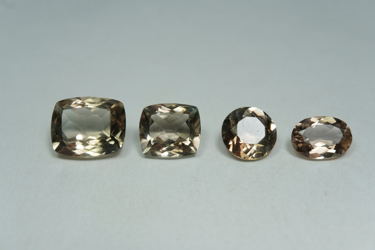 12.48ct Topaz 11x9mm / 9x8mm / 8mm / 9x5mm