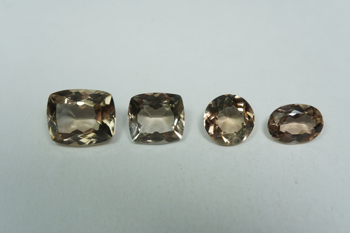 12.48ct Topaz 11x9mm / 9x8mm / 8mm / 9x5mm