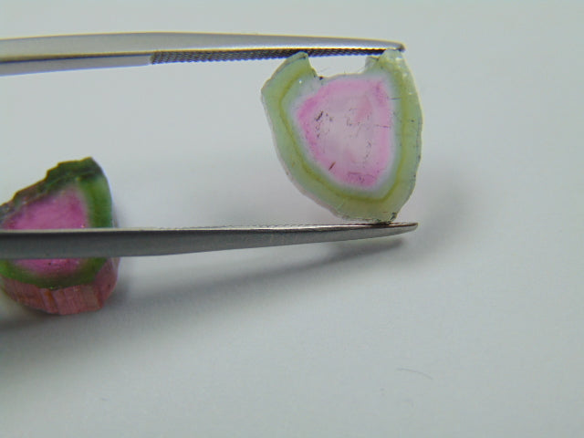 9.50ct Watermelon Tourmaline Pair 12x11mm