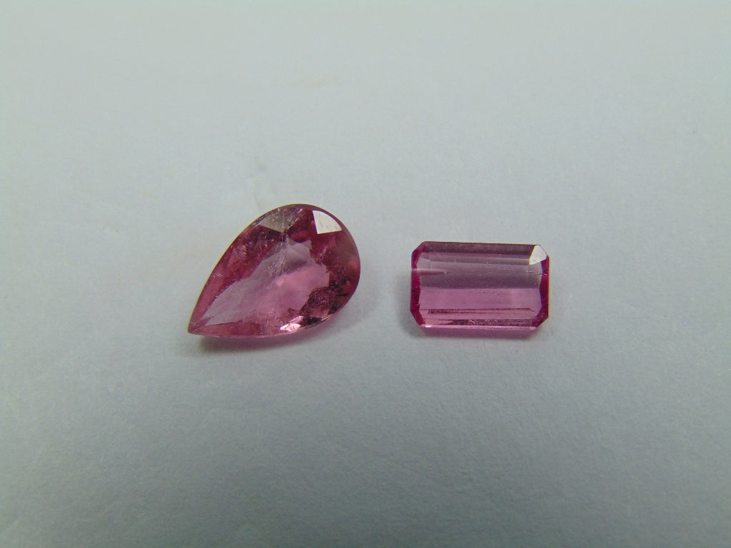 1.90ct Tourmaline 10x6mm 7x4mm