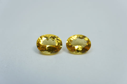 3.05ct Beryl pair 9x7mm