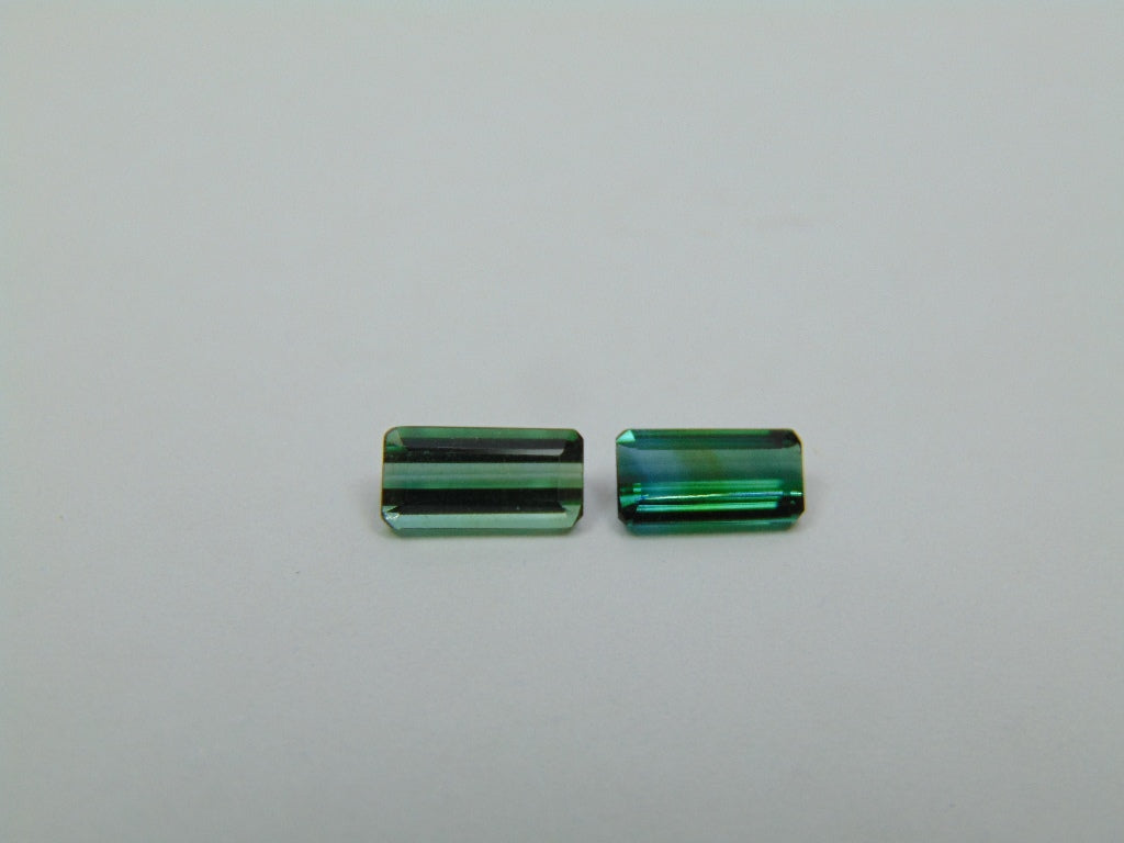 1.57ct Tourmaline 8x4mm 7x4mm