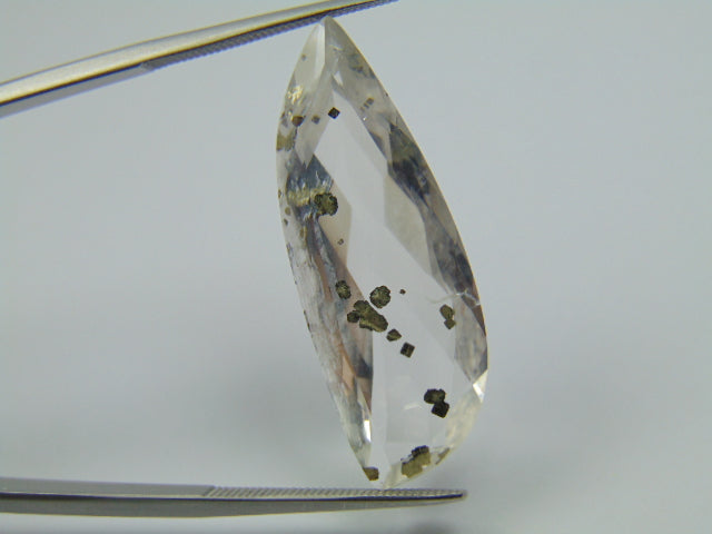 16.35ct Quartz Pyrite 32x12mm