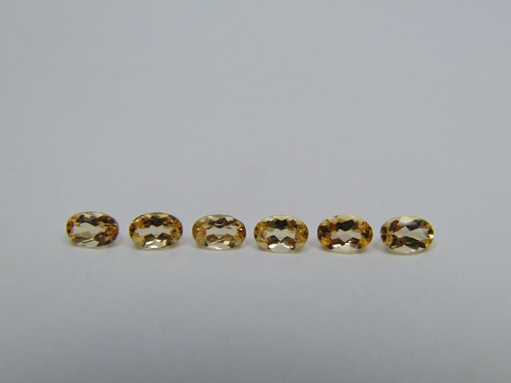 3.30ct Imperial Topaz Calibrated 6x4mm