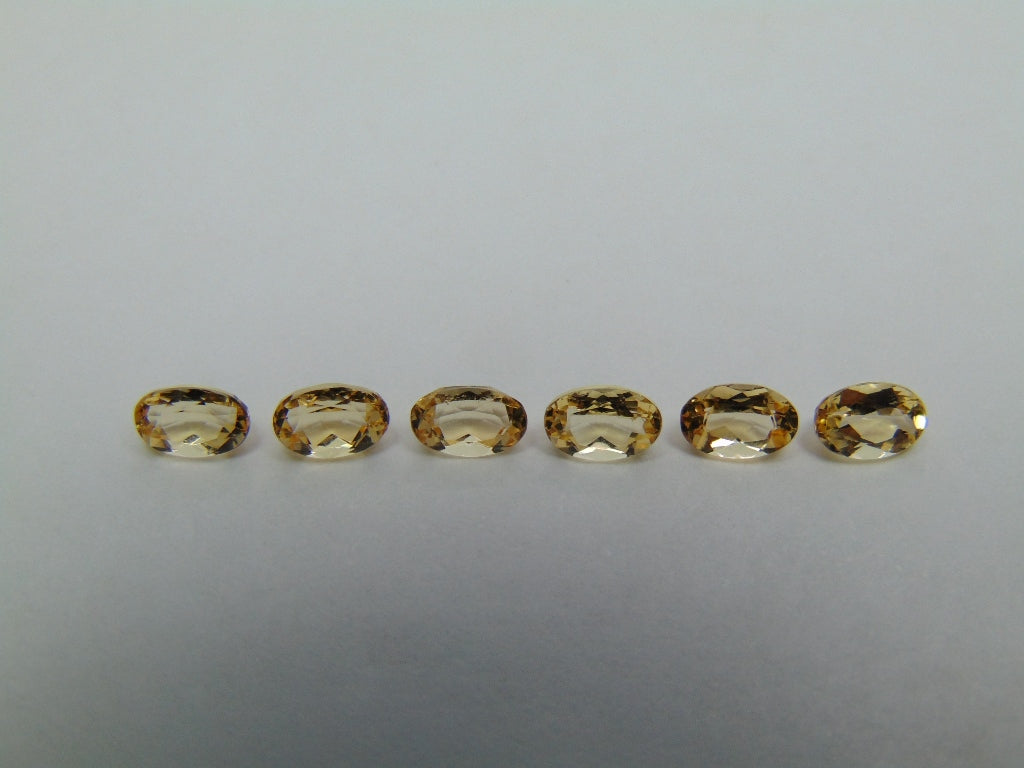 3.30ct Imperial Topaz Calibrated 6x4mm