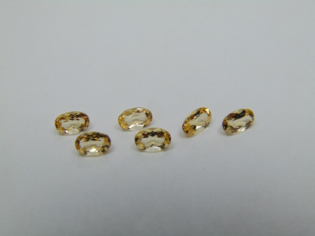 3.30ct Imperial Topaz Calibrated 6x4mm