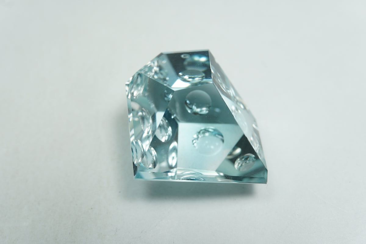 43.80ct Natural color Topaz bubbles 25x22mm