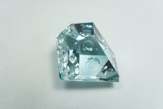 43.80ct Natural color Topaz bubbles 25x22mm