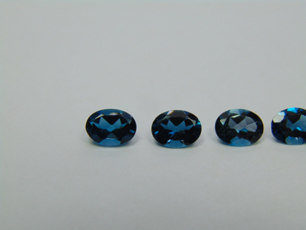 5.20ct Topaz London Blue Calibrated 8x6mm