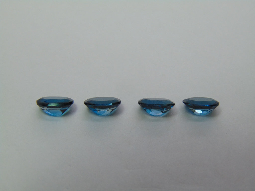 5.20ct Topaz London Blue Calibrated 8x6mm