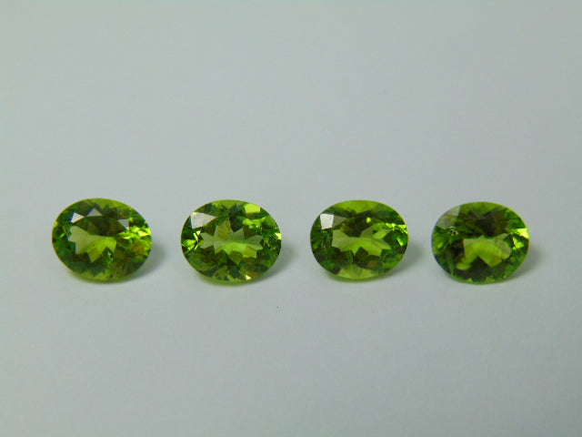 10.90ct Peridot Calibrated 10x8mm