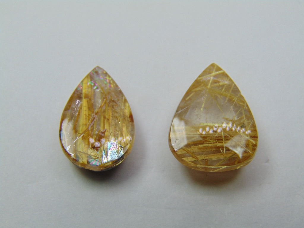 16.45ct Rutile 16x11mm 17x12mm