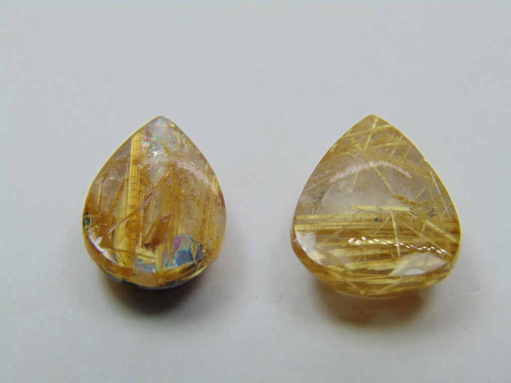 16.45ct Rutile 16x11mm 17x12mm