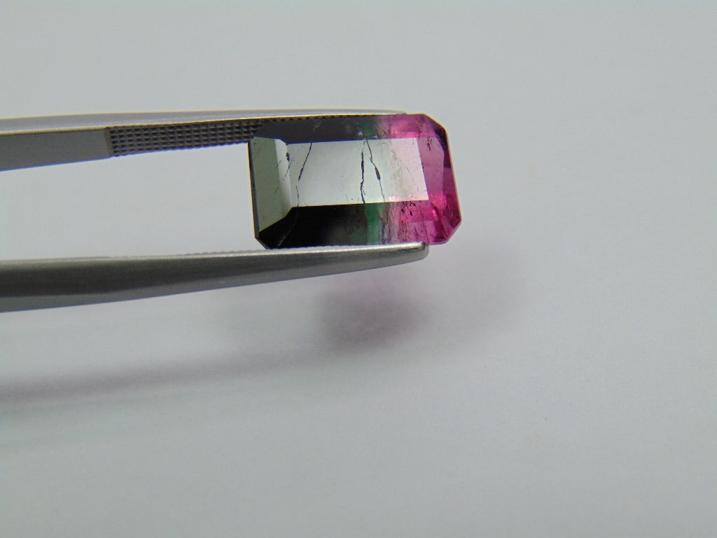 5.10ct Tourmaline Bicolor 12x9mm