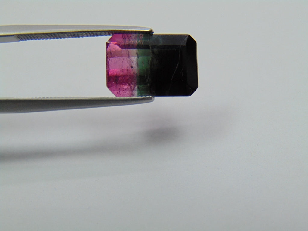 5.10ct Tourmaline Bicolor 12x9mm