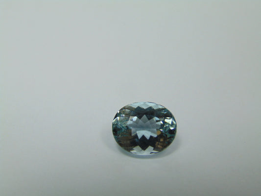 3.28ct Morganite Blue 11x9mm