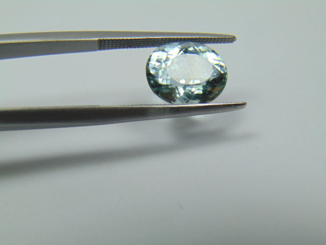 3.28ct Morganite Blue 11x9mm