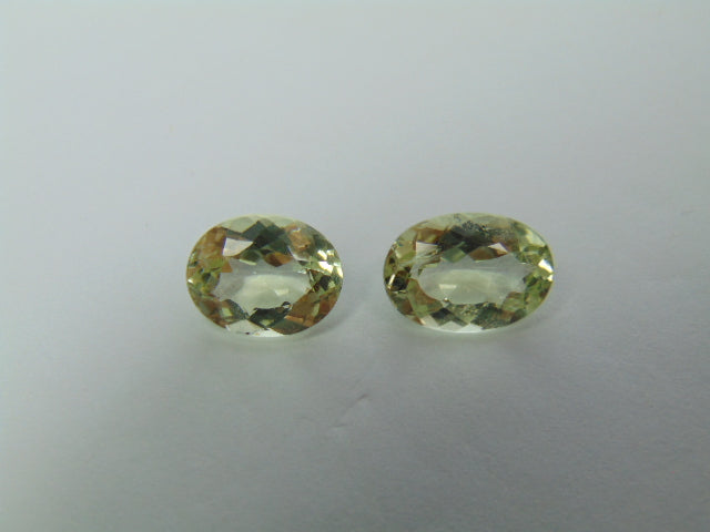 5.45ct Beryl Green 10x8mm 11x8mm