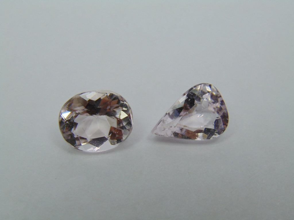 7.20ct Morganite 11x9mm 12x9mm