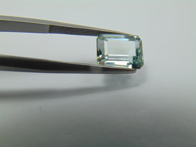 3.28ct Morganite Blue 10x8mm