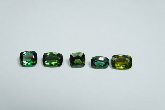 4.10ct Tourmaline 8x5mm / 7x5mm / 6.5x4.5mm / 6x5mm / 5.5mm