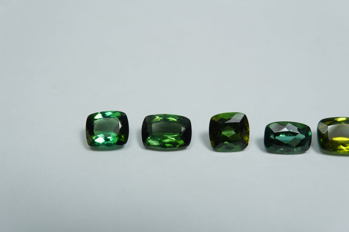 4.10ct Tourmaline 8x5mm / 7x5mm / 6.5x4.5mm / 6x5mm / 5.5mm