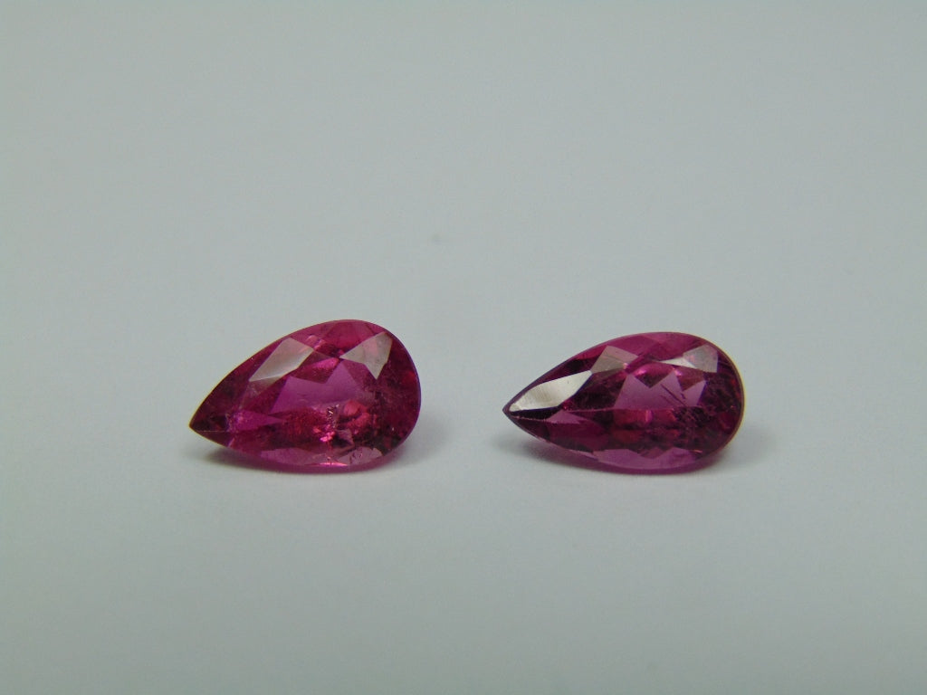 3.69ct Tourmaline 11x7mm 11x6mm