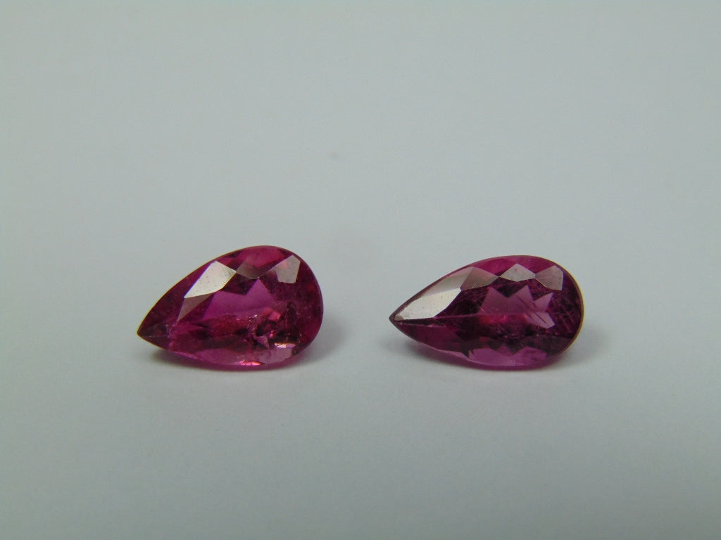 3.69ct Tourmaline 11x7mm 11x6mm