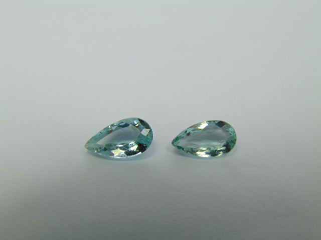 2.35ct Aquamarine 10x5mm 10x6mm