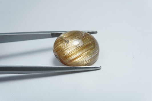 17.20ct Rutile cabochon 17x14mm