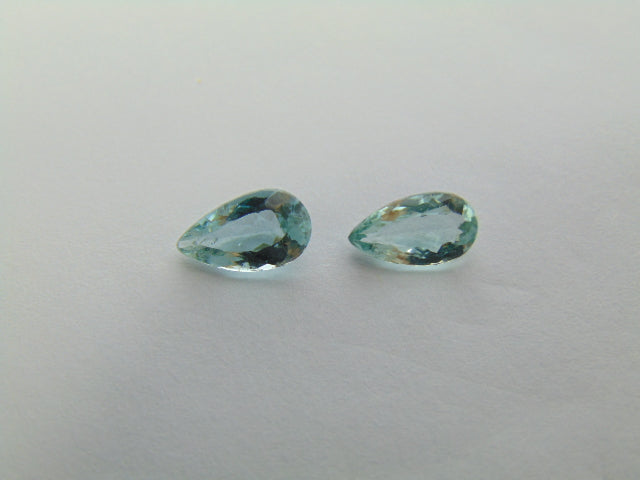 2.35ct Aquamarine 10x5mm 10x6mm