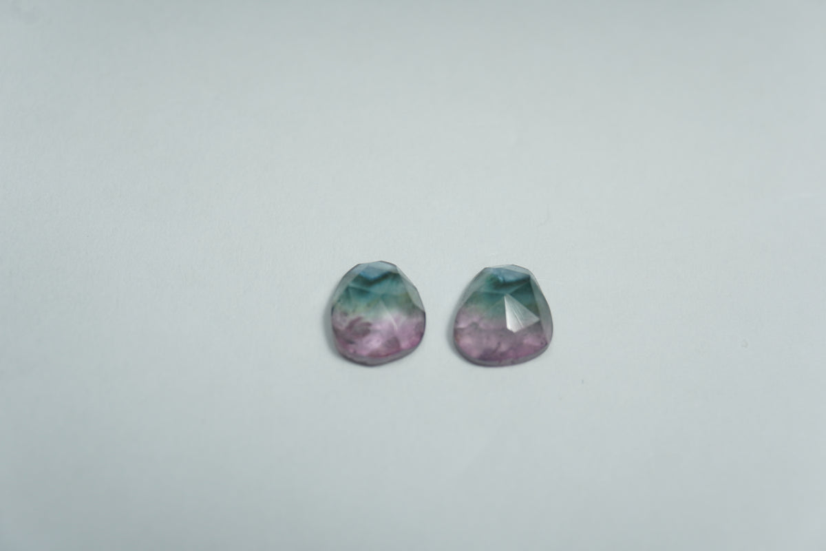 1.24ct Tourmaline bicolor 6x5mm